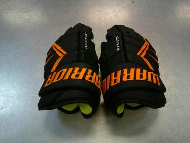 Used Warrior ALPHA Intermediate Gloves Black 12" 11339-S000197851