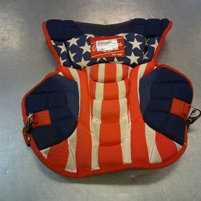 Used Rawlings CHEST Catchers Chest Protector Red Adult 11339-S000197827