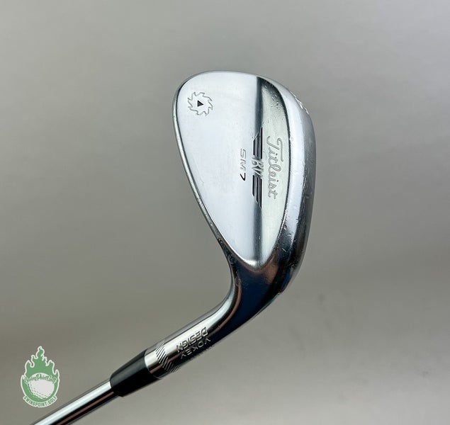 RH Titleist Vokey Chrome SM7 S Grind Wedge 54*-10 Wedge Flex Steel Golf Club