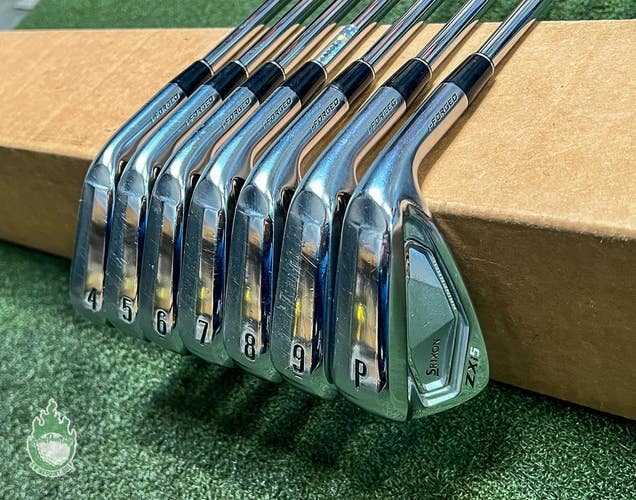Used Srixon ZXi5 Forged Irons 4-PW DG MID 115g S300 Stiff Steel Golf Club Set