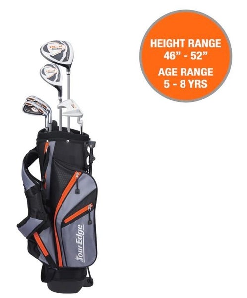 Tour Edge HL-J Junior 5-Piece Golf Set Ages 5-8 LEFT Hand LH Graphite #86037