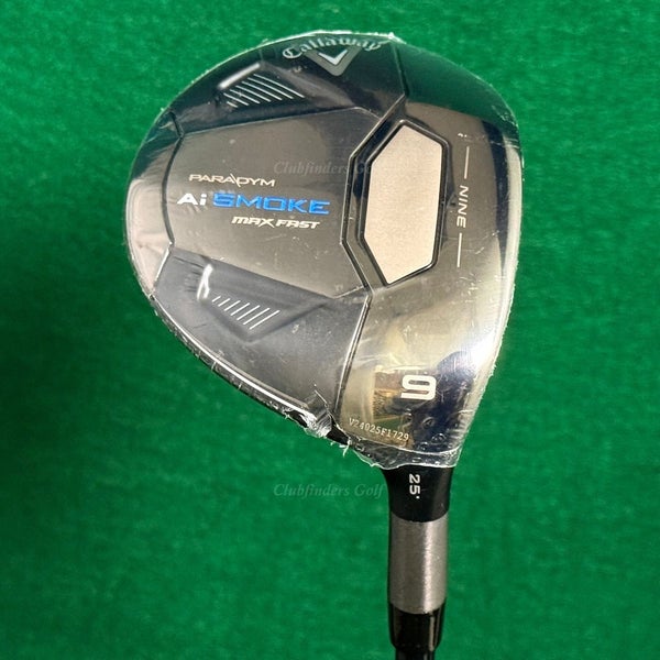 NEW Callaway Paradym Ai Smoke Max Fast 25 Fairway 9 Wood Ventus Blue 6-R w/HC
