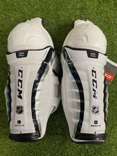Senior CCM 21K Shin Pads 14" Pro Stock (New)