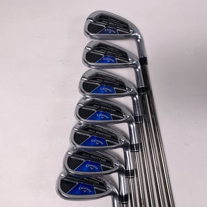 Callaway Big Bertha REVA Womens Iron Set 6-PW+GW+SW Recoil ESX 450 F1 Ladies RH