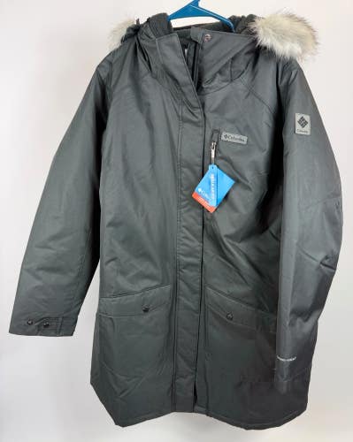 Columbia Women's Jacket Plus Size 3X Suttle Mountain Insulated Coat Black  NEW