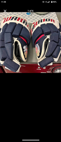 Warrior Franchise Gloves red/blue/white 14" Rare