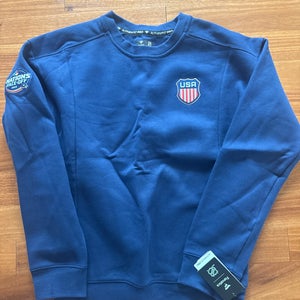 Team USA Fanatics Authentic Pro Player Sweatshirt Small 4 Nations Face-Off