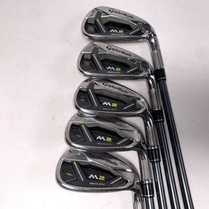 TaylorMade M2 2019 Iron Set 6-PW M2 REAX 55g Senior Graphite Mens RH +1/2''