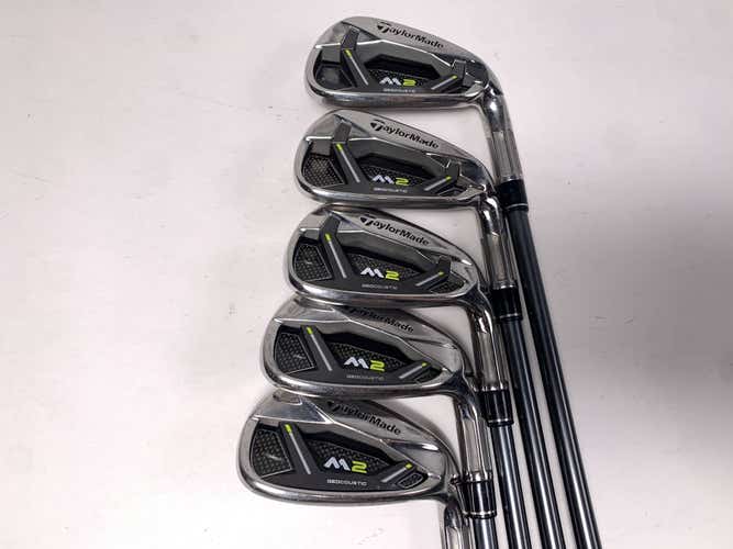 TaylorMade M2 2019 Iron Set 6-PW M2 REAX 55g Senior Graphite Mens RH +1/2''