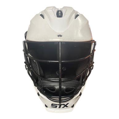 Used STX RIVAL JR Lacrosse Helmet White One Size 11375-S000372429
