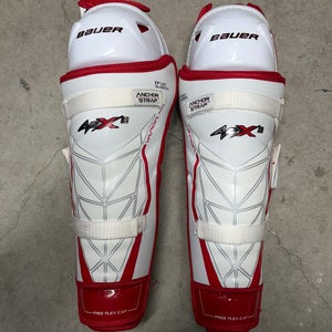 17” Senior Bauer Vapor APX2 Shin Guards (New) Pro Stock