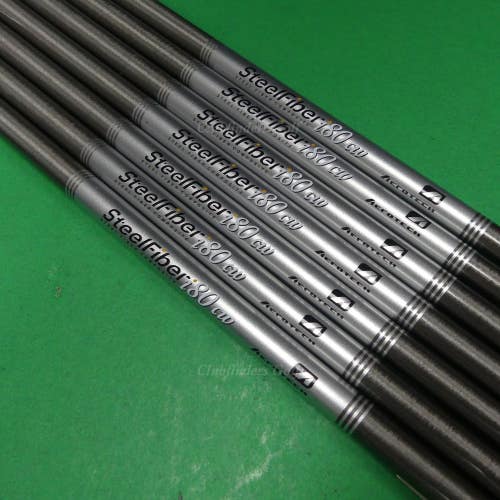 AeroTech SteelFiber i80 cw .355 Regular Pulled Composite Iron Shafts SET OF 7