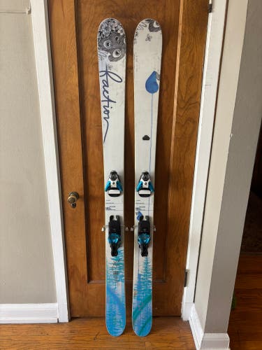 Faction Supertonic 183cm with Salomon STH16 Bindings