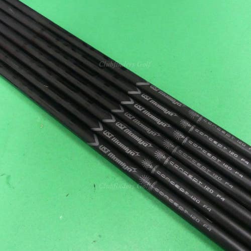 UST Mamiya Recoil DART V Concept 120 F4 .355 Stiff Pulled Iron Shafts SET OF 7