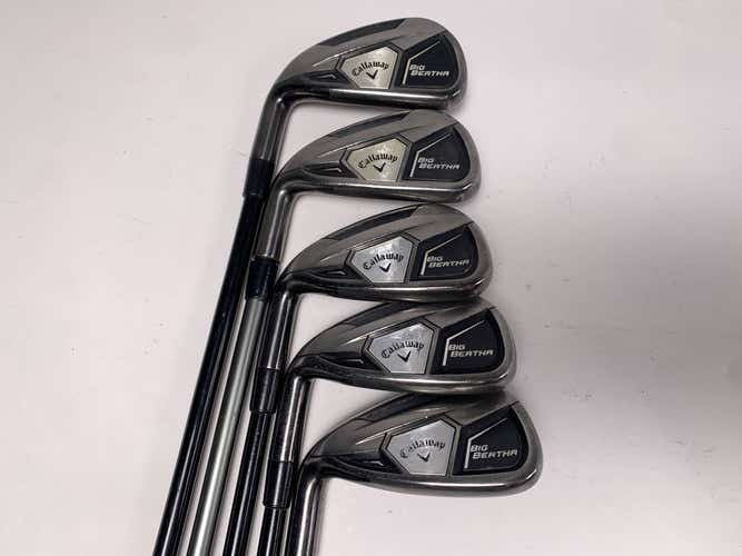 Callaway Big Bertha 2015 Iron Set 6-PW Matrix HD Radix S IV Senior LH