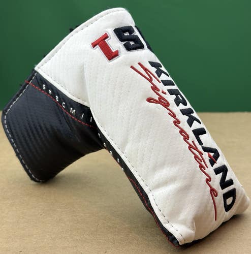 Kirkland Signature KS1 Blade Style Putter Cover Headcover Black/White/Red