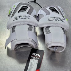 STX NEW CELL VI Lacrosse Arm Pads/Guards White LG 11497-S000154757