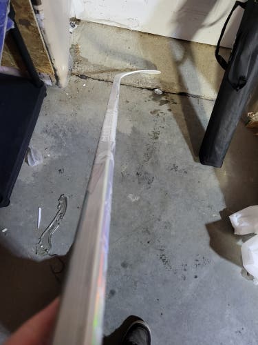 Super rare white Junior Bauer Vapor FlyLite Left Hand Hockey Stick P92 50 Flex (New)