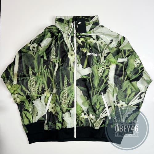 Nike Sportswear Mens JDI Windrunner Woven Floral Hooded Jacket 2XL