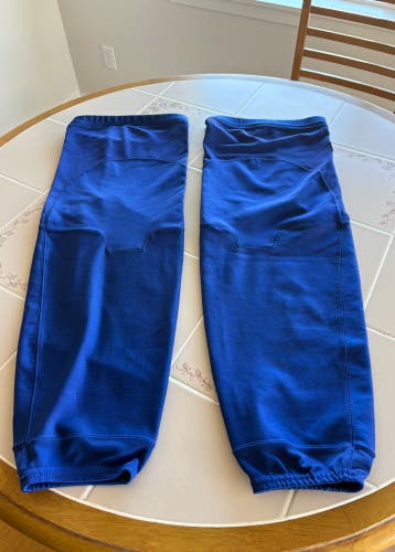 Blue Senior Large Adidas Socks Pro Stock (New)