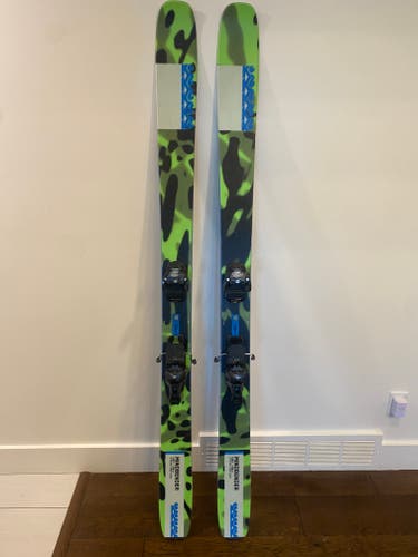 2023 186 cm K2 Mindbender 108 Ti Skis With Salomon Warden MNC 13 (Used)