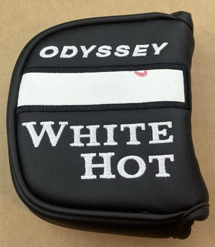 Odyssey White Hot Versa Small Mallet 3T Putter Cover Headcover Black/White NICE!
