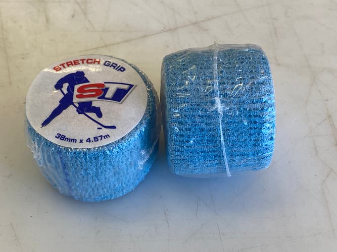 2 Rolls of POWDER BLUE Flex Stretch Grip SPORTSTAPE  Pro Tape 1.5" x 30'