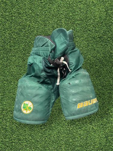 USED GREEN SIOUX CITY BAUER PRO PANTS - SMALL