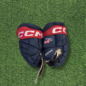 NEW TEAM USA LOGO CCM JETSPEED HGPJS GLOVES - 12”