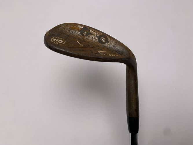Callaway X Forged Raw Lob Wedge LW 60* 10 C-Grind DG Spinner Wedge Mens RH