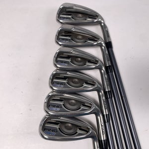 Ping G 2016 Iron Set 6-PW+GW White Dot 3* Up CFS Regular Graphite Mens RH +1"