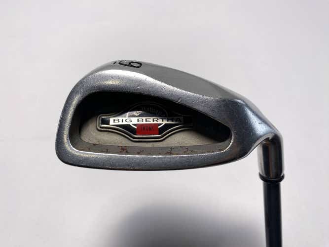 Callaway Big Bertha 1996 Single 9 Iron RCH 96 Regular Steel Mens RH