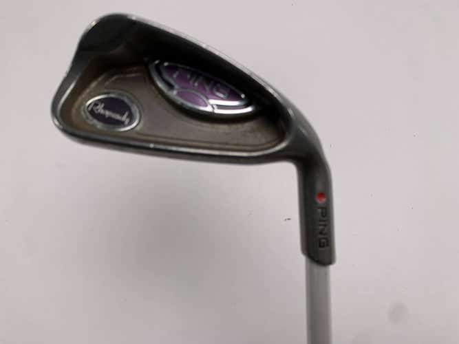 Ping Rhapsody Single 6 Iron Red Dot 1* Flat ULT 129 Ultra Light Ladies RH