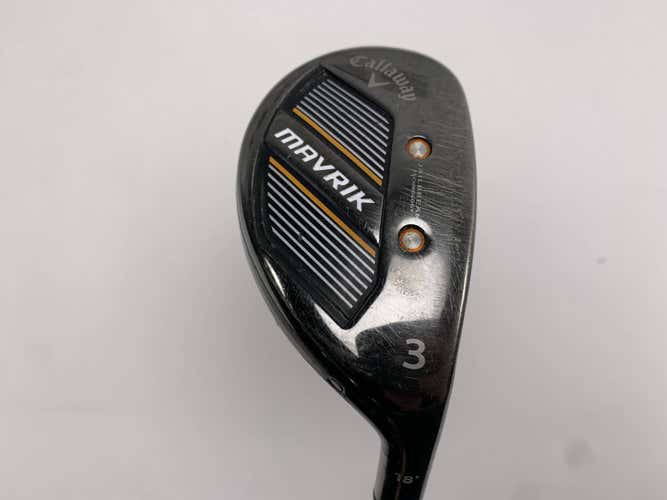 Callaway Mavrik 3 Hybrid 18* Project X Catalyst 6.0 75g Stiff Graphite Mens RH