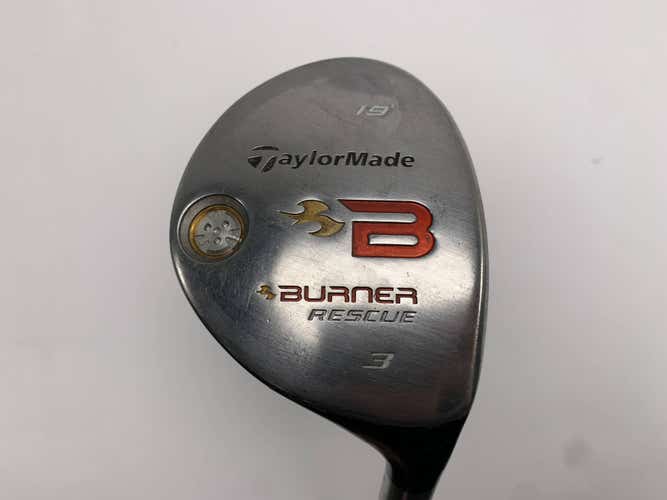 TaylorMade Burner Rescue 2008 3 Hybrid 19* REAX 60g Stiff Graphite Mens RH Dent