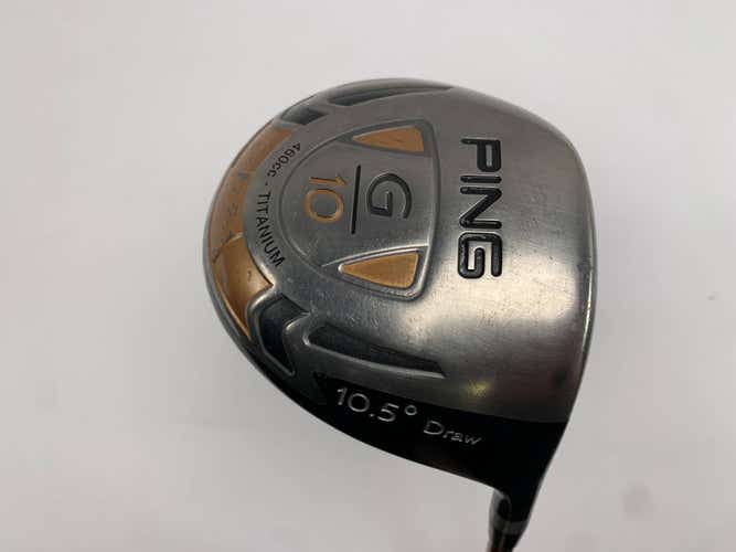Ping G10 Draw Driver 10.5* TFC 129 D Regular Graphite Mens RH Oversize Grip