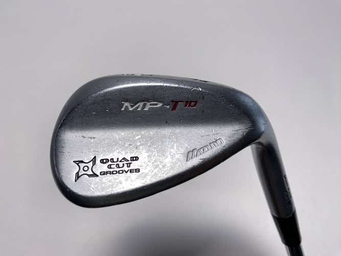 Mizuno MP T 10 White Satin Chrome Sand Wedge SW 56* 10 DG Wedge Steel Mens RH