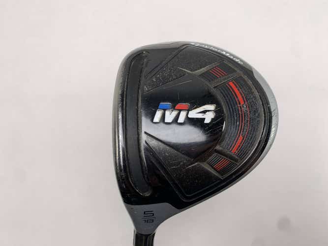 TaylorMade M4 5 Fairway Wood 18* Fujikura Atmos 5R Regular Graphite Mens LH