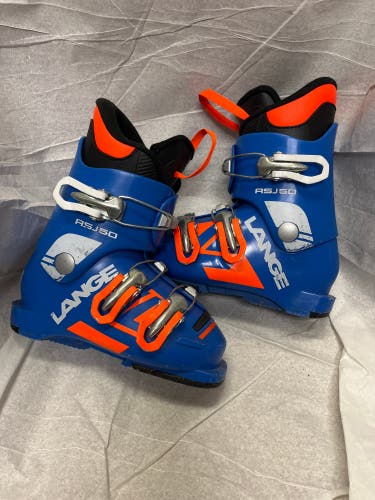 Kid's Lange RSJ 50 Racing Ski Boots (Used) 18/18.5