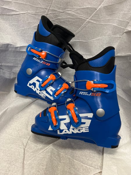 Kid's Lange RSJ 50 Racing Ski Boots (Used) Mondo 19 / 19.5