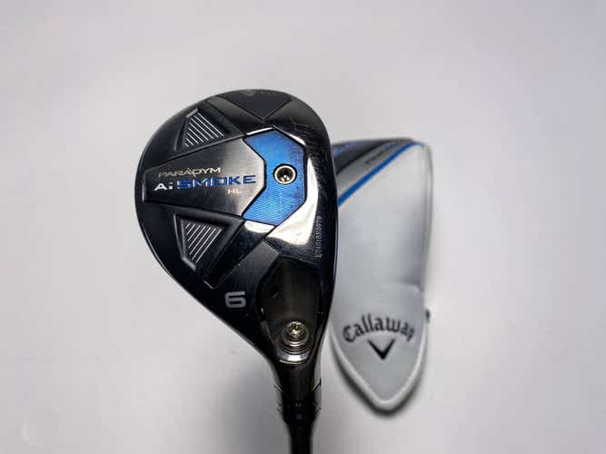 Callaway Paradym Ai Smoke HL 6 Hybrid 27* Cypher Fifty 5.0 50g Senior RH HC