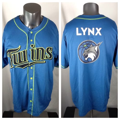 Minnesota Twins Stadium Giveaway SGA Adult (Large) Minnesota Lynx Jersey Blue
