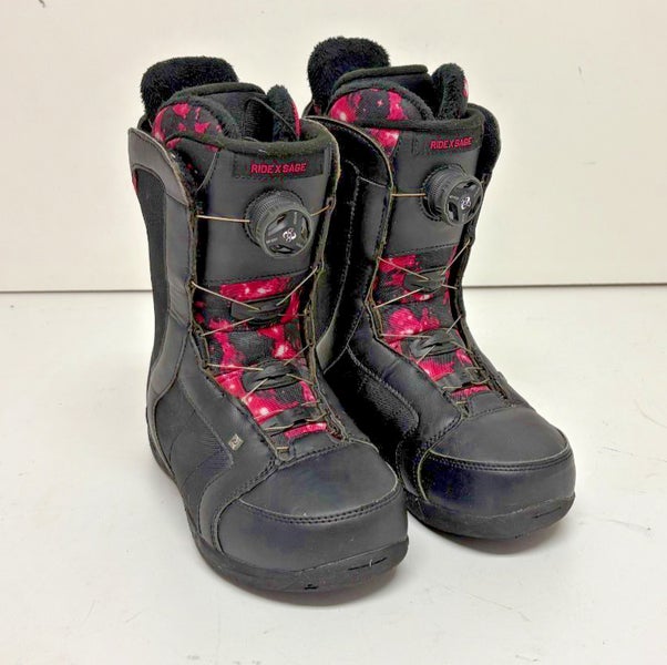 RIDE Sage Boa-Coiler All-Mountain Snowboard Boots Intuition Liners US 8 EU 39