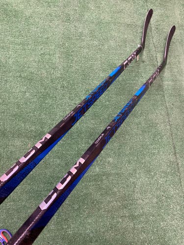 2-Pack Senior CCM JetSpeed FT7 Pro Hockey Stick Left Hand P28 80 Flex Pro Stock (New)