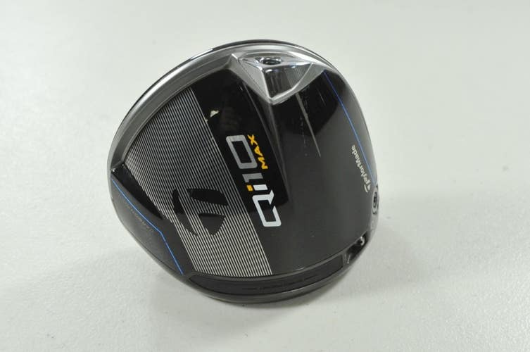 LEFT HANDED TaylorMade Qi10 Max 9* Driver Head Only SMALL CRACK NEAR TOE #208834