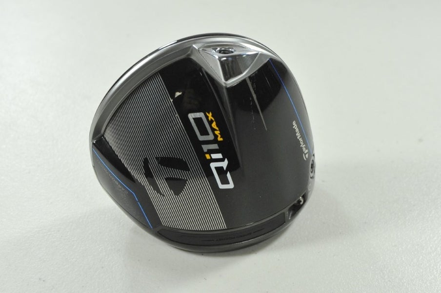 LEFT HANDED TaylorMade Qi10 Max 9* Driver Head Only SMALL CRACK NEAR TOE #208834