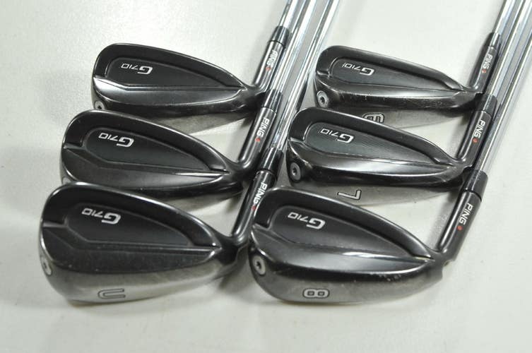 LEFT HANDED Ping G710 6-W,UW Iron Set Regular Flex Red Dot AWT 2.0 Steel #208807