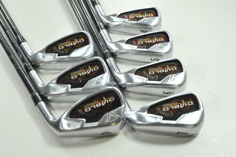 Callaway Diablo Edge 4-PW Iron Set Senior Flex Right Graphite # 208710