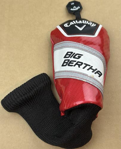 Callaway Big Bertha Rescue Hybrid Cover Headcover w/ Changeable Number Tag