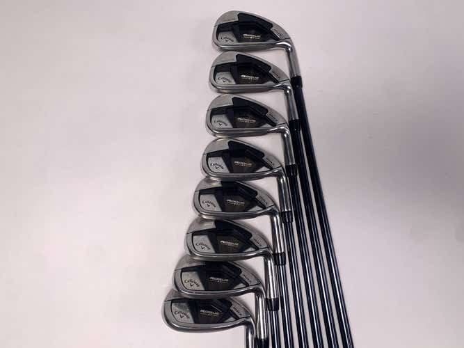 Callaway Rogue ST Max Iron Set 5-PW+AW+GW Recoil Dart F3 75g Regular Mens RH